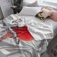 thumbnail image 3 of Cardinal Bird Throw Flannel Blanket 50x80In Christmas Winter Super Soft Cozy Bed Blanket, Lightweight Plush Fuzzy Bed Throw for Bedroom Sofa Couch Living Room, 3 of 4