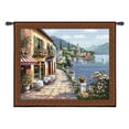 thumbnail image 1 of Fine Art Tapestries Overlook Cafe I Wall Tapestry, 1 of 2