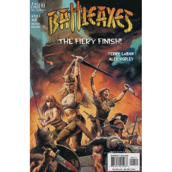 Battleaxes #4 VF ; DC/Vertigo Comic Book