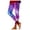 Blue, variant on XIAONU Women's Scale Print Leggings Slim Fit Full Length Tights Vibrant Playful Casual Bottoms Sky Blue