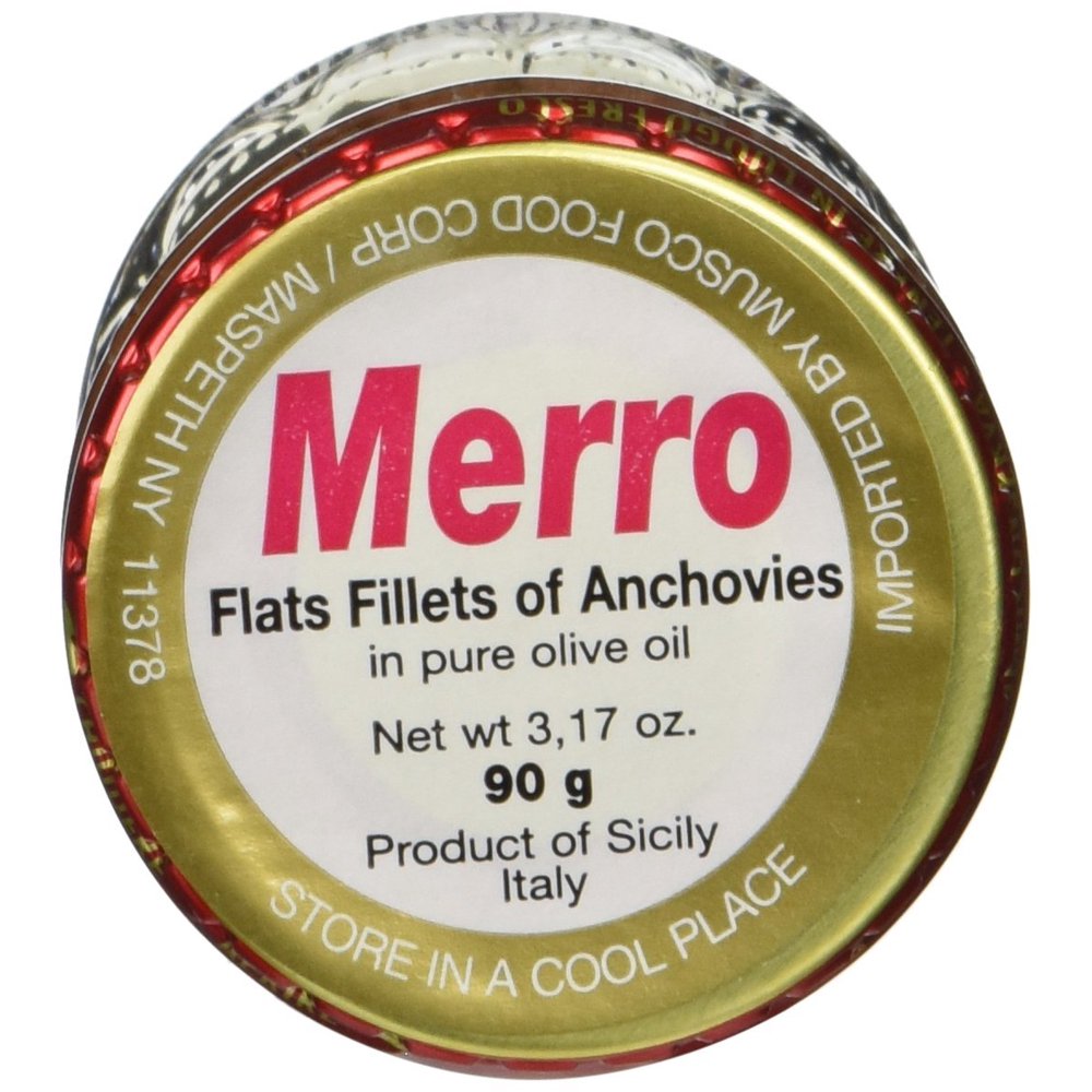 Flats Fillets of Anchovies in Pure Olive Oil by Merro Original NEW