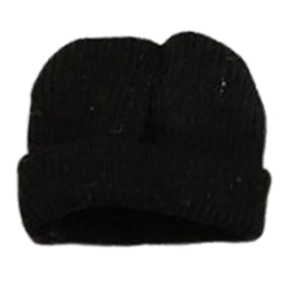 Figura 1/12 Sombrero Accesorios de moda realistas Muñecas femeninas y masculinas Vestir Mini Negro