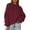 Wine Red, variant on PRETTYGARDEN Women's Fall Oversized Sweaters Dressy Casual Long Sleeve Chunky Knit Winter Pullover Tops 2025 Holiday Outfits