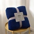 thumbnail image 3 of Anti-Cat Scratch Solid Color Sofa Blanket Flannel Plush Blanket Gift Blanket, 3 of 9