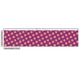 thumbnail image 3 of Ambesonne Tropical Fabric by the Yard Upholstery, Flora Pastel Flowers Plot, 3 Yards, Dark Magenta Yellow, 3 of 5