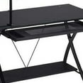 thumbnail image 3 of BenJara Modern day Computer Desk, Black, 3 of 4