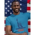 thumbnail image 2 of Independence Statue Of Liberty T-Shirt Men -Image by Shutterstock, Male XX-Large, 2 of 4