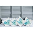 thumbnail image 2 of Ambesonne Blue Throw Pillow Cover 4 Pack, Its a Boy Grunge, 24", Turquoise and Blue, 2 of 5