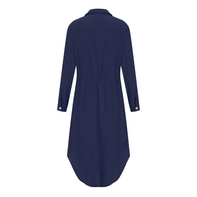 QLEICOM Women Casual Office Work Long Maxi Dress Womens