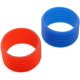 thumbnail image 2 of 6 anillos de agarre para raqueta, color rojo y azul, protector de agarre para raqueta de tenis, bádminton y squash (azul y rojo)., 2 of 5