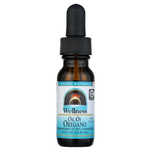 Source Naturals Wellness Oil Of Oregano Liquid Drops, 0.4 Fl Oz