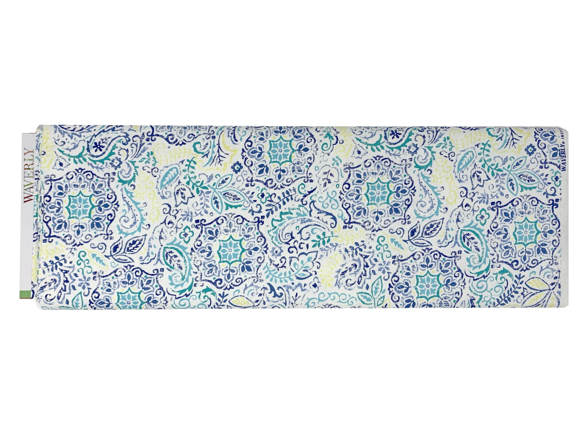 Waverly Inspirations Inspirations 45" 100% Cotton Disks Azure Sewing & Craft Fabric 1 Yard by the Yard, Azure