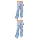 thumbnail image 4 of Sonducket Pantalón de poliéster, banda elástica de repuesto Unisex, transpirable, fácil de combinar, pantalones largos deportivos de moda, Type4 NO4, 4 of 6