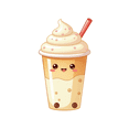 thumbnail image 3 of cartoon Bubble Tea Stickers, Waterproof Bubble Tea Sticker for Water Bottle Laptop Phone Cases Planner Skateboard Luggage Helmet Party Favor Decor, Ideal for Adults Teens Teacher Rewards, 3 of 9