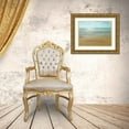 thumbnail image 3 of Frank, Assaf 14x12 Gold Ornate Wood Framed with Double Matting Museum Art Print Titled - Word Seaside written in sand on the beach, 3 of 4