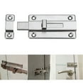 thumbnail image 2 of Costyle 2 Pack Door Security Slide Latch Lock Stainless Steel Keyless Door Lock Bolt with 12 Screws, 2 of 5