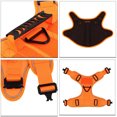 thumbnail image 5 of Reflective Orange Dog Harness with 4 Metal Buckles Military Tactical Pet Training Vest Collar Leash Molle Pouch For Large Dogs, 5 of 5