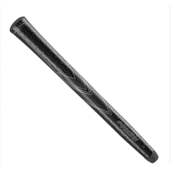JumboMax Golf Grips JMX Ultralite Tapered Golf Club Grips, Oversize Golf Grips 25% Lighter Than Standard, Black W/RWB - Set of 1 X-Large (+3/8)