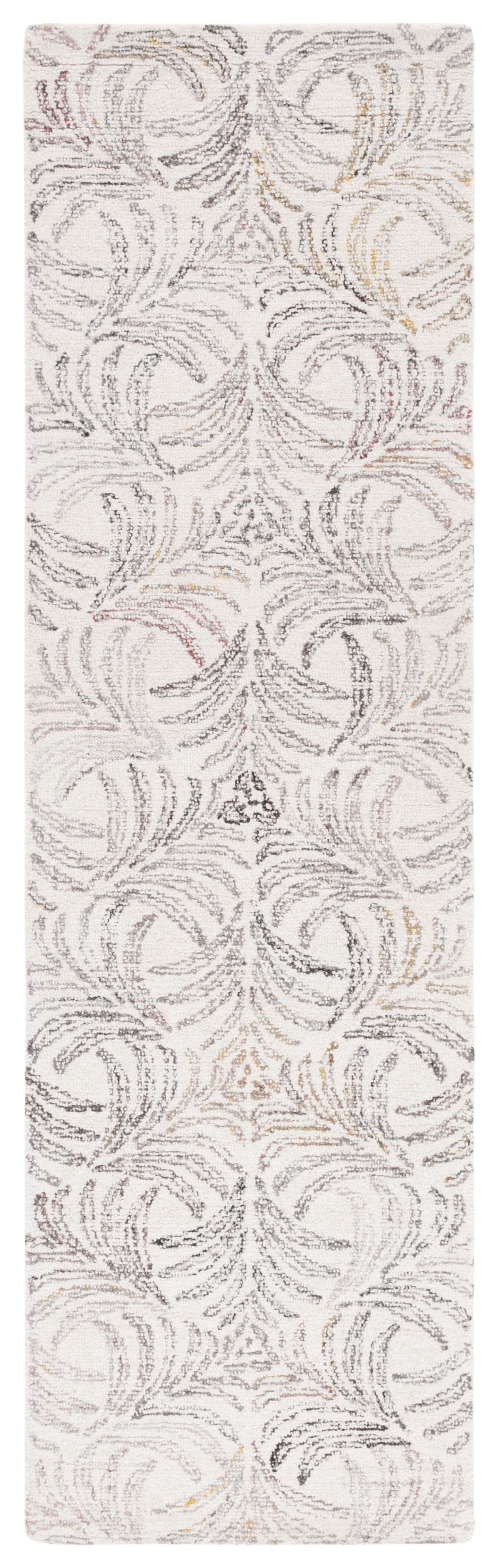 Safavieh Jardin Thaddeus Leaves Runner Rug, Ivory/Red, 2'3" x 8'