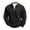 Black, variant on Mens 1/4 Zip Up Pullover Sweatshirt Big and Tall Drop Shoulder Pullover Shirt With Elbow Patches Fall Lightweight Casual Athletic Sweat Shirts Gray L