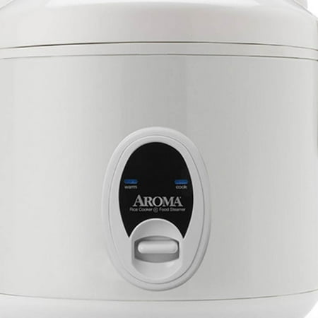 Aroma ARC-614BP 8 Cup Nonstick Cool Touch Rice Cooker and Food Steamer