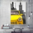 thumbnail image 3 of wall26 Framed Canvas Wall Art for Living Room, Bedroom Yellow Car Closeup on Street Canvas Prints for Home Decoration Ready to Hang - 16x24 inches, 3 of 4