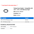 thumbnail image 2 of Timing Cover Gasket - Compatible with 1971 - 1977, 1979 Mercury Capri 1972 1973 1974 1975 1976, 2 of 2