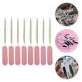 thumbnail image 3 of 100 Sets Manicure Nail Polishing Strip Nail File Manicure Wooden Picks, 3 of 7