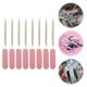 thumbnail image 4 of EeaseMX 100 juegos de tiras para pulir uñas, limas de uñas y púas de madera para manicura., 4 of 7