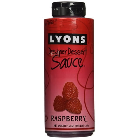 Desert Sauce - 15oz Raspberry Lyons Designer Dessert Syrup Sauce