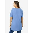 thumbnail image 2 of Woman Within Plus Size Perfect Short-Sleeve Boatneck Tunic, 2 of 5