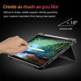 thumbnail image 4 of Detachable Bluetooth V5.0 Backlit Keyboard with Touchpad & Pen Slot, TPU Protective Case Supporting Horizontal/Vertical Modes for iPad Air 4 10.9" and iPad Pro 11" (2018/2020/2021) - 450mAh Battery,, 4 of 6