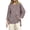 Grey, variant on Long Sleeve Shirts for Women Baseball Art Print Casual 3/4 Sleeve T Shirts Round Neck Cotton Shirt