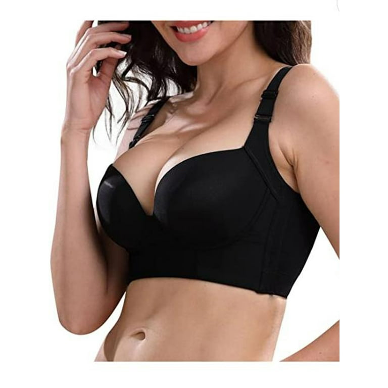 Womens Solid Non Padded Non Wired Push Up Bra
