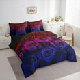 thumbnail image 3 of Castle Fairy Gradient Rose Twin Bedding Sets,Valentine's Day Bedding Comforter Set, 3 of 8