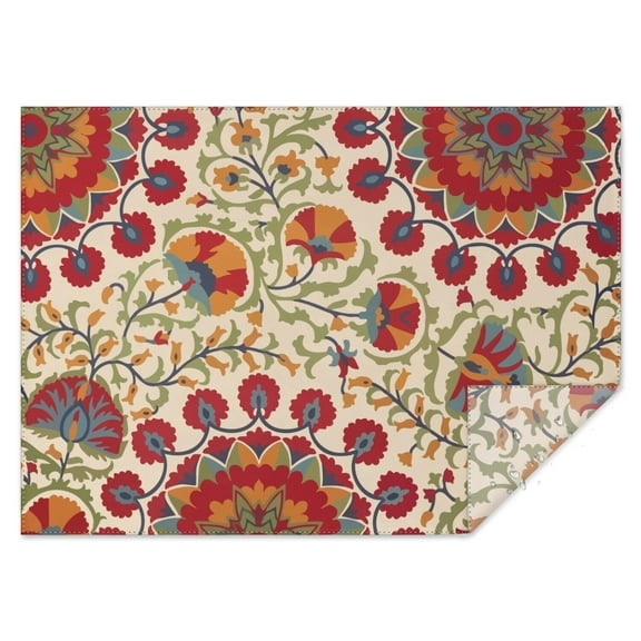 Rectangle Waterproof Pioneer Tablecloth Reusable Washable Weight Fabric Table Covers for Restaurant,Picnic,Indoor and Outdoor Dining 60 Inch X 84 Inch