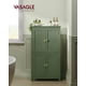 thumbnail image 2 of Gabinete de almacenamiento de piso para baño VASAGLE Forest Green, 2 of 7