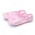 thumbnail image 3 of Eltusu Girls Ballet Dance Shoes, No Slip Breathable Comfort Stretch Ballet Slippers Practice Shoes Pink Size 2-13 T, 3 of 6