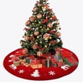 thumbnail image 3 of OULII Falda Roja Para Árbol Accesorio Decorativo Para Hogar Y Comercios, 3 of 8