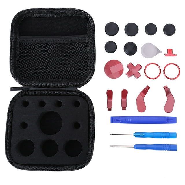 Piezas de controlador de palancas de pulgar de Metal 16/18 en 1 paletas D-pad para Xbox One Elite 2