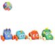 thumbnail image 4 of Juguetes de vehículos suaves, juguetes de vehículos de tela con bolso, juguetes de vehículos de bebé seguros, lindo coche extraíble, dibujos animados, juguetes de coche para niños para el hogar Inevent FN003545-01, 4 of 7