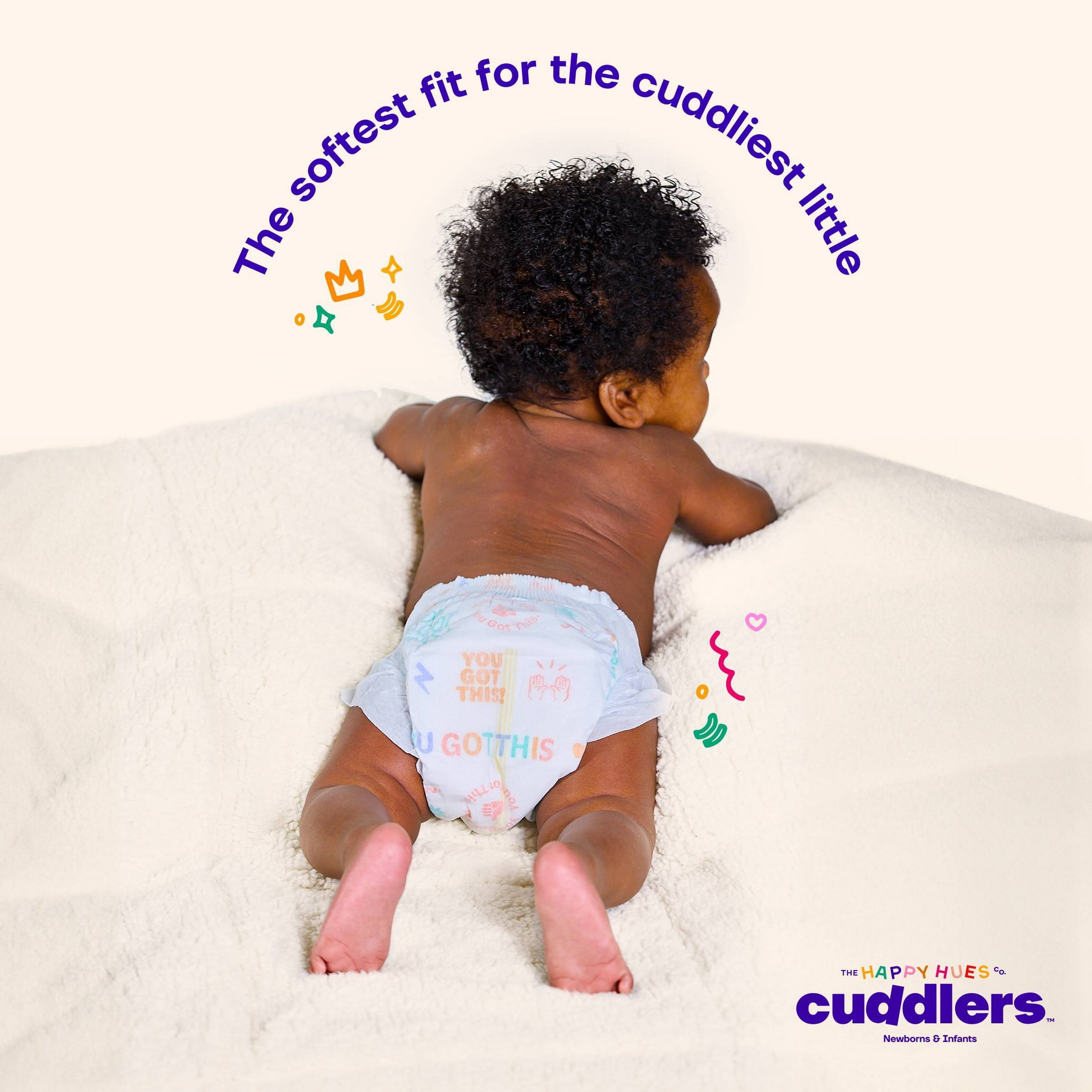 Cuddlers Disposable Diapers - Size 3 - 96ct
