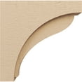 thumbnail image 3 of 5"W x 20"D x 20"H Thin Helena Rough Cedar Woodgrain TimberThane Corbel, Primed Tan, 3 of 6