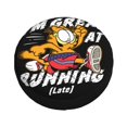 thumbnail image 3 of Cute Cartoon Garfield Spare Tire Cover Wheel Protectors For Trailer Rv Suv Truck Camper Travel Fits For Tire Diameter 15 Inch, 3 of 6