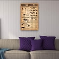 thumbnail image 4 of Donkey Wall Art Knowledge Poster Canvas Wall Art For Bedroom Wall Artwork For Office Unframed 12×18 in, 4 of 5