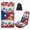 Puerto Rican Flag Palm Tree Print, variant on Bulopur Retro Front Car Seat Towel for Men Sunset Mountain Breathable Sweat Carseat Protector with Storage Bag for Running Sport Soft Fit SUV Sedan Truck 1pcs