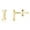 I, variant on Earrings for Women Gold 26 Alphabet Letters Initials Stud Earrings with Gold Plated Finish Personalized Initial Earrings