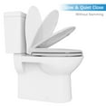 thumbnail image 5 of Garvee 17" Round Toilet Seat, Slow Soft Close, Easy to Install and Clean, Never Loosens, White, 5 of 8
