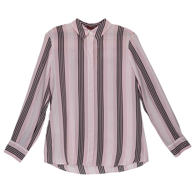Altuzarra Blouse en Soie Rayée Multi-Rayures Décontractée à Boutons pour Femmes - 8