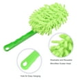 thumbnail image 4 of Uxcell Microfiber Chenille Duster Washable Cleaning Brush Dusting Tool Green, 2 Count, 4 of 5